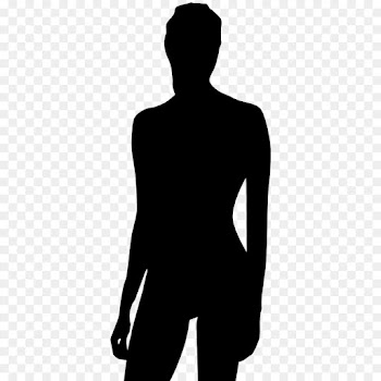 Shoulder, Sleeve, Black White M, Standing, Silhouette PNG