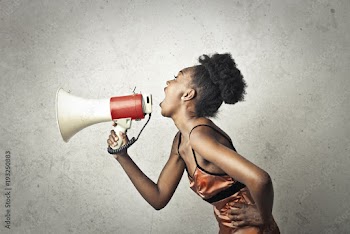 Shouting a message