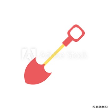 shovel farm tool icon