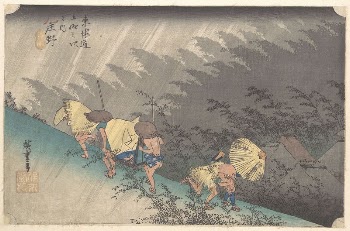 Shower at Shōno by Utagawa | Free Photo - rawpixel