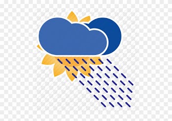 Shower Clipart Rain And Sun - Cloud