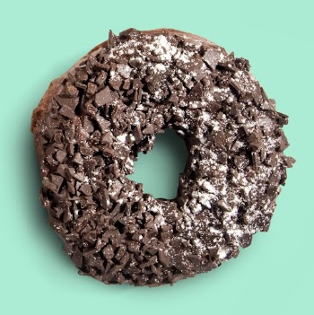 Shredded chocolate ring donut sticker, | Free PSD - rawpixel