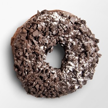 Shredded chocolate ring donut sticker, | Free PSD - rawpixel