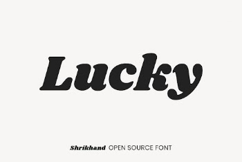 Shrikhand open source font by Jonny | Free Font Add-on - rawpixel
