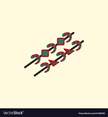 Shrimp on wood stick grilled shrimp skewers vector image