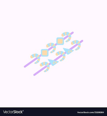 Shrimp on wood stick grilled shrimp skewers vector image