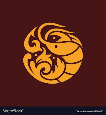 shrimp ornament abstract luxury logo