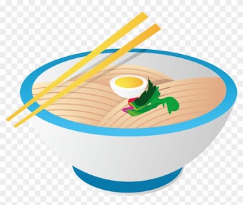 Shrimp Roe Noodles Kal-guksu Instant Noodle Korean - Chinese Food Vector