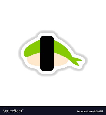 Shrimp sushi japanese food sushi with shrimp vector image