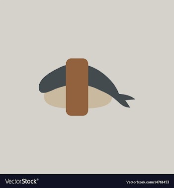 Shrimp sushi japanese food sushi with shrimp vector image