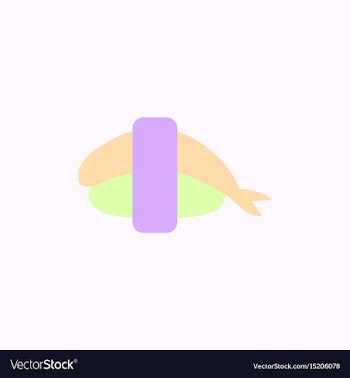 Shrimp sushi japanese food sushi with shrimp vector image