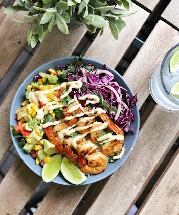 Shrimps, Corns And Vegetable Salad