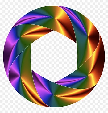 Shutter Aperture 3 - Rainbow Camera Png