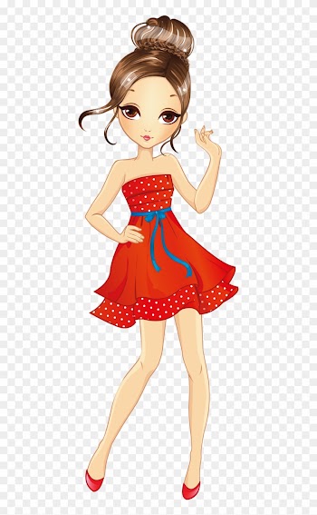 Shutterstock 302891183 - Beautiful Girl Cartoon Png