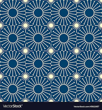 shweshwe sun pattern yellow