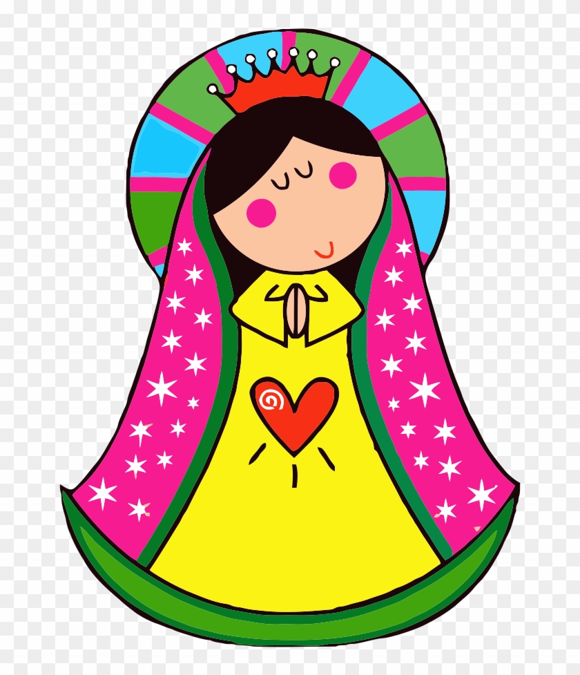 Si La Quieres Aun En Mayor Tamaño Escribeme, Besos - Virgen De Guadalupe Animada