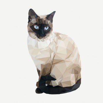Siamese cat clipart, animal collage | Free PSD - rawpixel