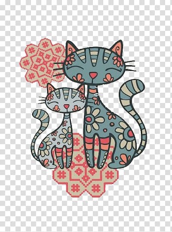 Siamese cat Kitten Mouse Big cat, Flowers Kitten transparent background PNG clipart