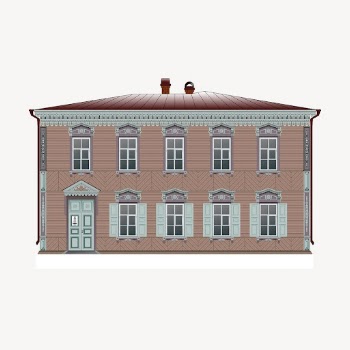 Siberian house building clipart, architecture | Free Photo - rawpixel