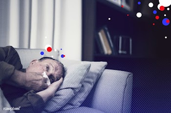 Sick elderly man having coronavirus symptoms | Free  illustration - 2304103