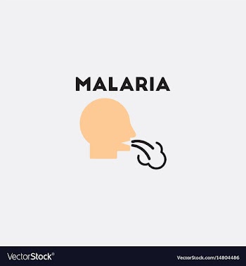 Sick person coughs paper sticker various vector image