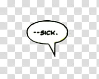 , sick speech balloon transparent background PNG clipart