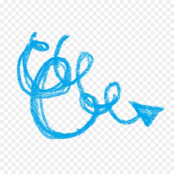 Sidewalk chalk Arrow Clip art - Free chalk blue arrow to pull pattern 