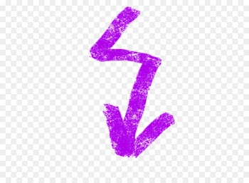 Sidewalk chalk Arrow Computer file - Purple chalk arrow to pull the Free pattern 