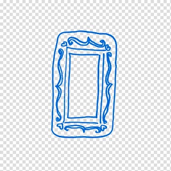 Sidewalk chalk Chalk line, Blue chalk line frame pattern transparent background PNG clipart