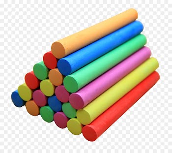 Sidewalk chalk Color Blackboard Marker pen - Chalk piling up 