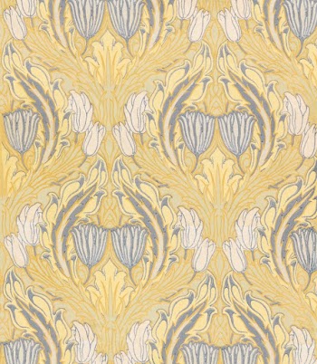 Sidewall (1890) wall covering by Walter | Free Photo Illustration - rawpixel