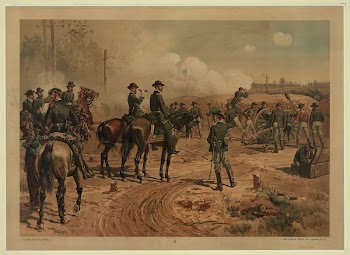 Siege of Atlanta (1888) by L. | Free Photo - rawpixel