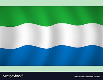 sierra leone flag background
