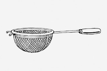 Sieve drawing, vintage kitchenware illustration. | Free Photo - rawpixel