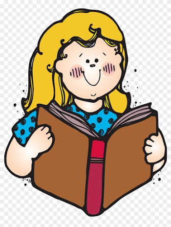 Sight Word Cards Girl Reading - Flash Card Read A Book