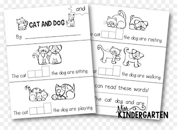 Sight word Paper Dolch word list Book Kindergarten - book 