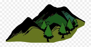 Sightseeing-mountains - Green Mountain Clip Art