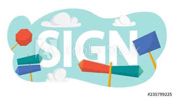 Sign concept
