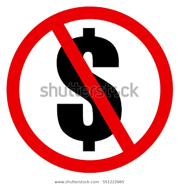 Sign Crossing Out Us Dollar Metaphor Stock Vector (Royalty Free ...
