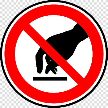 Sign Do Not Touch Touching - Free vector graphic on Pixabay