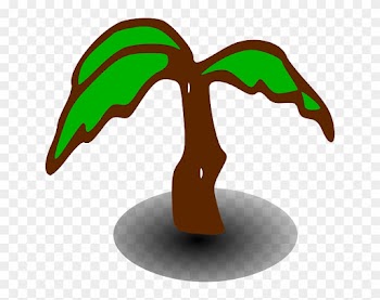 Sign Map, Tree, Signs, Symbols, Elements, Sign - Palm Tree Clip Art