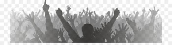 Sign of the horns Heavy metal Crowd Concert Silhouette - audience silhouette 