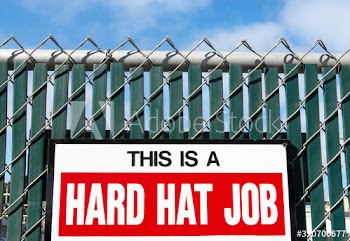 sign on building site