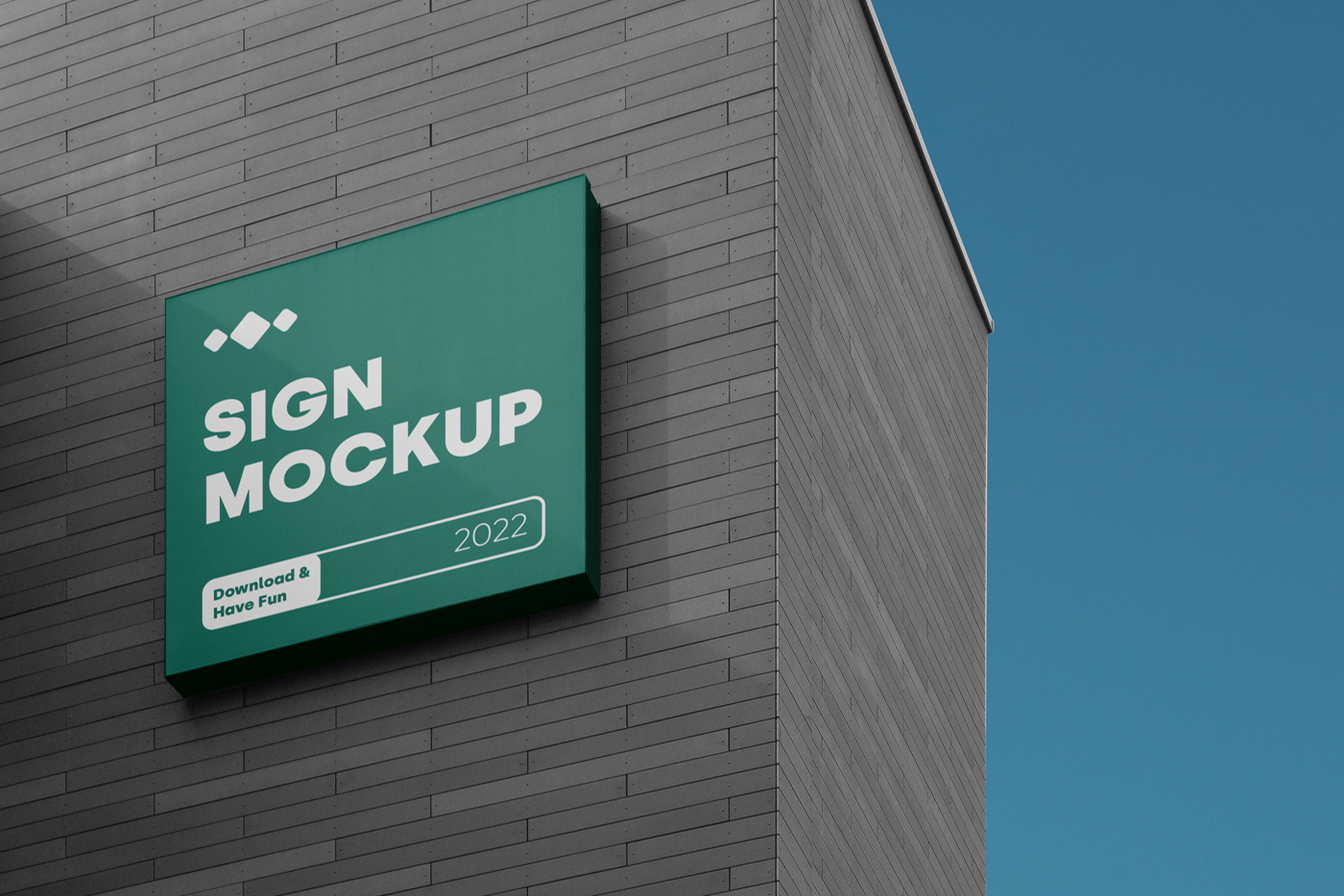 Sign on the Building Mockup