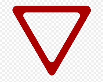 Sign Png File - Blank Yield Sign Png Clipart (#1275178) - PinClipart