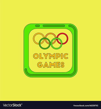 Sign symbol olympics games vector image