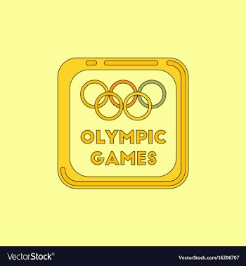 Sign symbol olympics games vector image