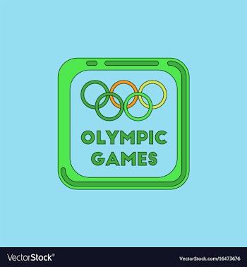 Sign symbol olympics games vector image