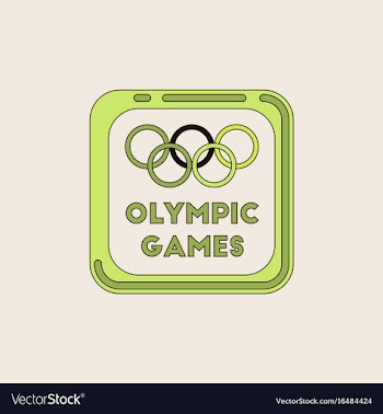 Sign symbol olympics games vector image