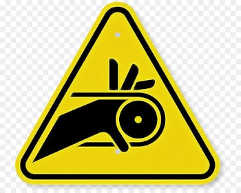 sign triangle signage yellow hazard